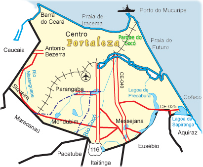 Mapa Fortaleza