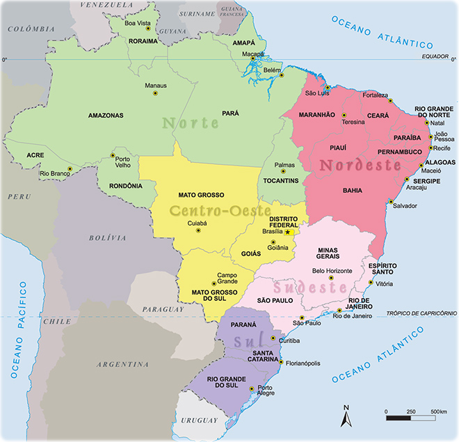 Regiões Brasil