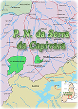 Mapa Serra da Capivara