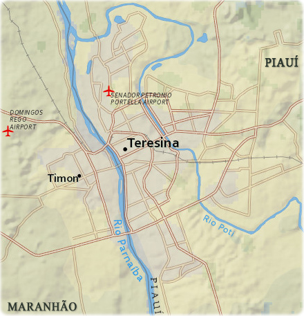 Mapa Teresina