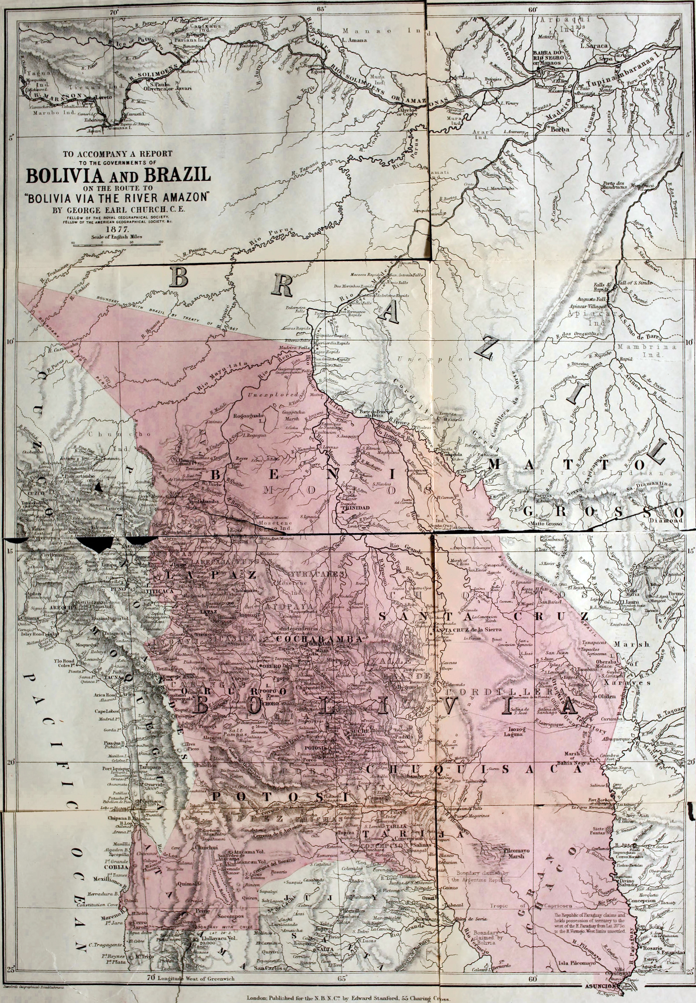 Brasil Bolivia 1877