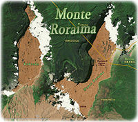 Monte Roraima mapa