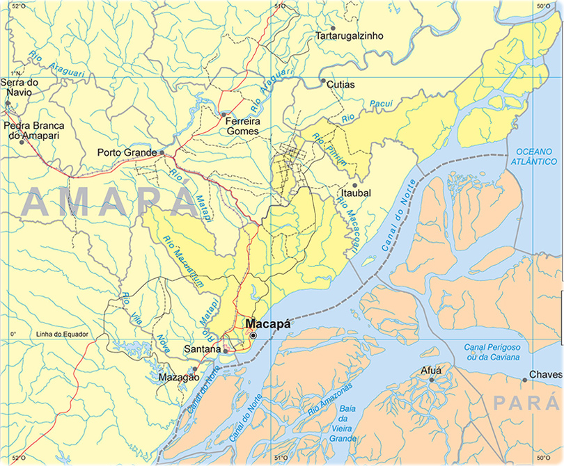 Mapa Interativo Do Amap   Mapa Macapa 